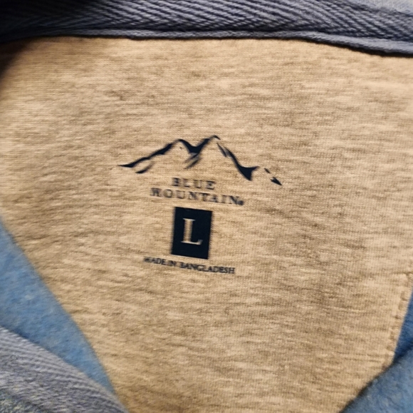 Light blue 1/4 zip pullover - Picture 3 of 3